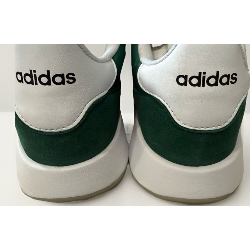 Adidas Run 60s 2.0 Collegiate Green Cloud White Mens 10.5M With Box - Picture 5 of 9